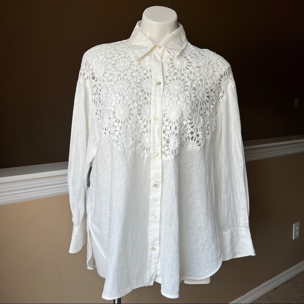 EMBROIDERED LINEN SHIRT 2957/270/251